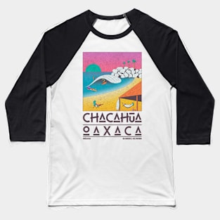 Chacahua, Oaxaca, Mexico Retro Travel Poster Baseball T-Shirt